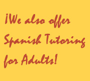 Spanish Tutoring for Adults